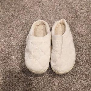 White slippers